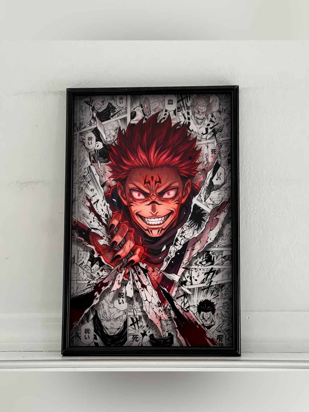 Ryomen Sukuna Jujutsu Kaisen Anime Poster